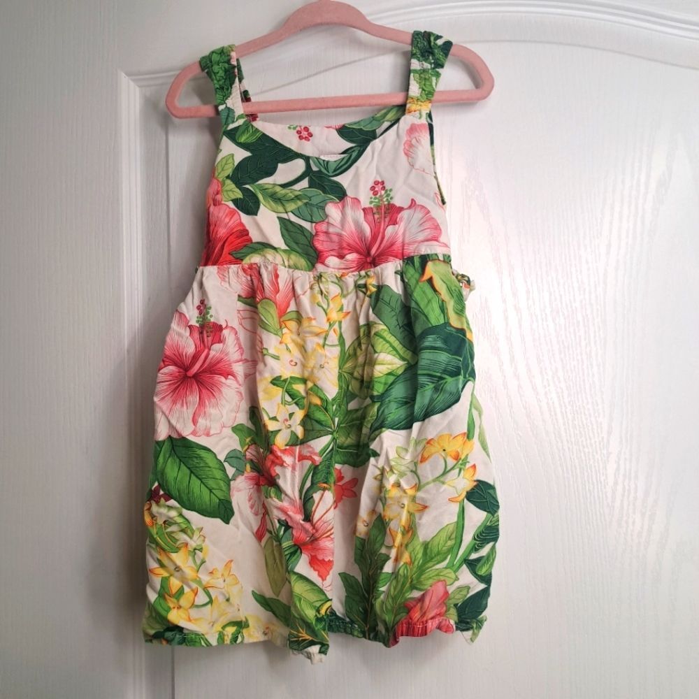 RJC Hawaiian Dress Pink and Green